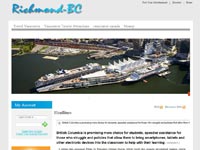 Screenshot representing the Delta Limo website project